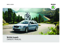 Skoda Superb - Owners Manual 2011 EN